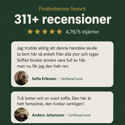 Lumelo Effektiv Djurhårshandske